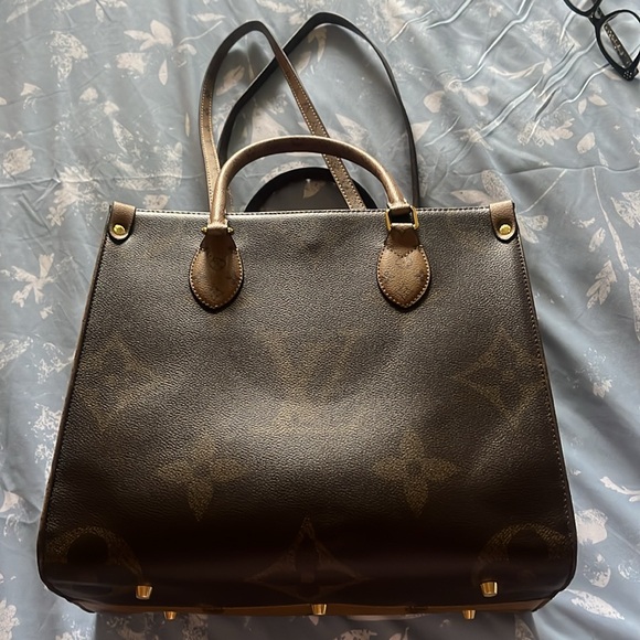 Designer Inspired Coated Canvas Tote Bag - Picture 2 of 9